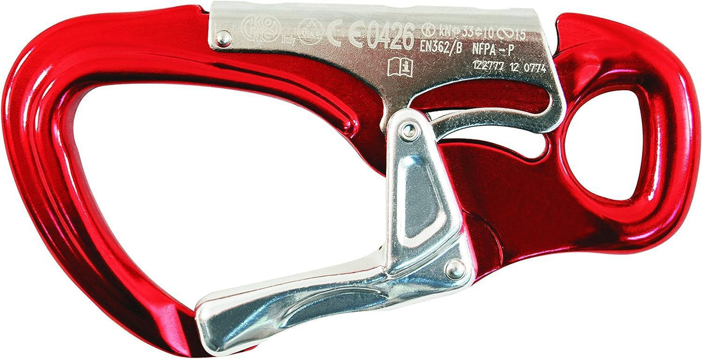 Safety Hook 35KN Aviation Aluminum 7075 Climbing Button Carabiner