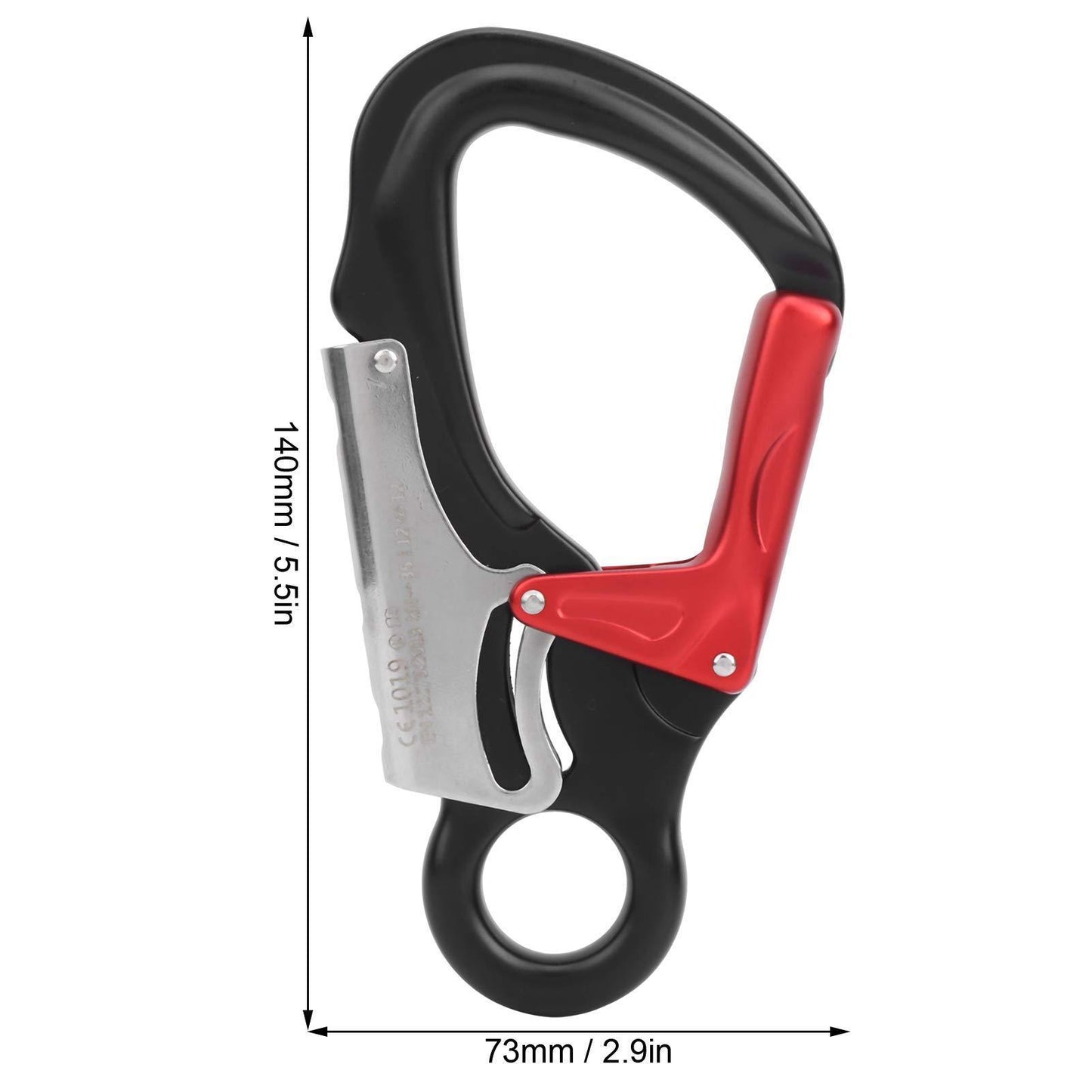 Safety Hook 35KN Aviation Aluminum 7075 Climbing Button Carabiner