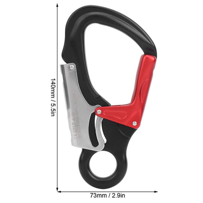 Safety Hook 35KN Aviation Aluminum 7075 Climbing Button Carabiner