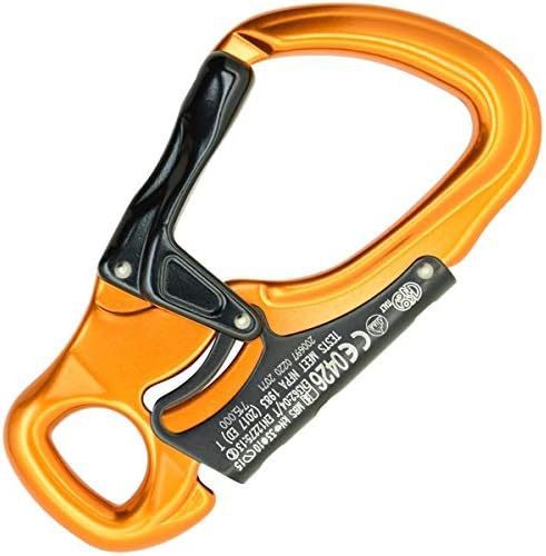 Safety Hook 35KN Aviation Aluminum 7075 Climbing Button Carabiner