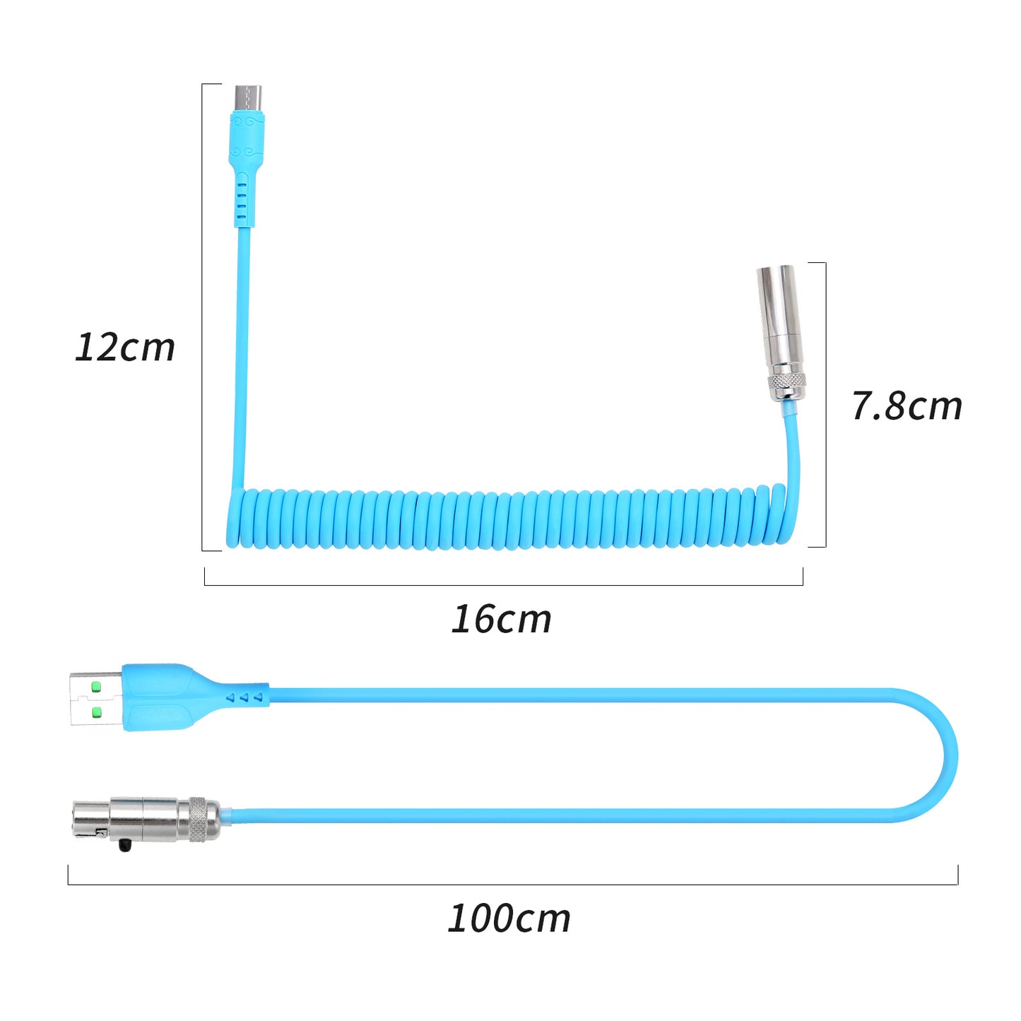 Telescopic Spring Aviation Plug Data Line