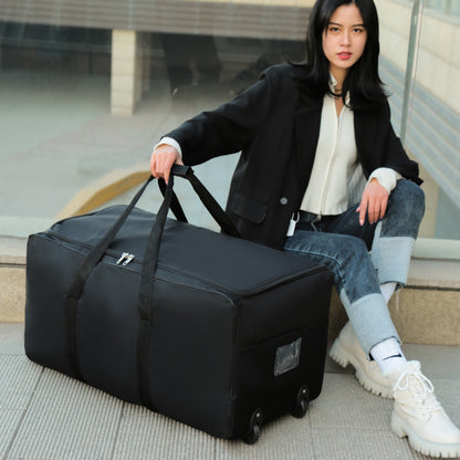 Large Capacity Aviation Checked Bag Folding Wheel Travel Bag