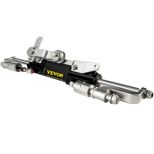 Hydraulic Steering Kit 300HP Hydraulic Steering Compact Cylinder Hydraulic Outboard Steering Kit With Helm For Boat Marine Steering System