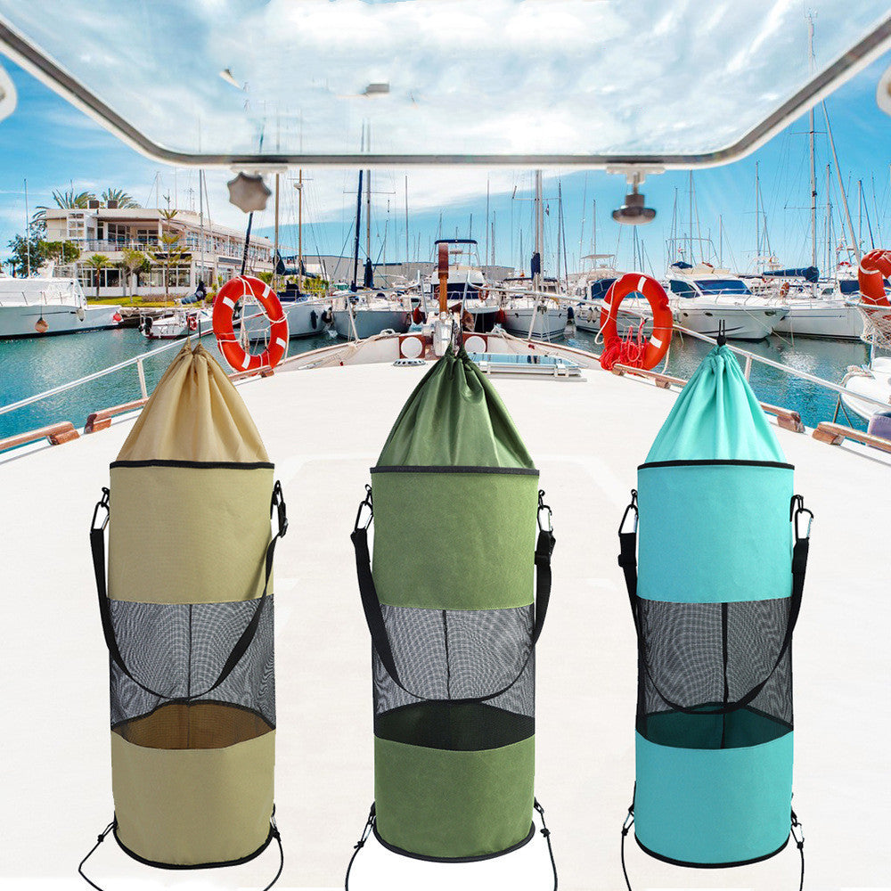 Yacht Kayak Garbage Storage Breathable Leak-Proof Mesh Bag