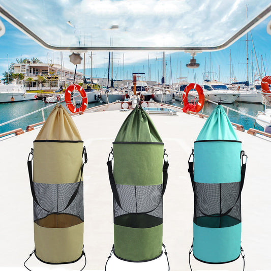 Yacht Kayak Garbage Storage Breathable Leak-Proof Mesh Bag