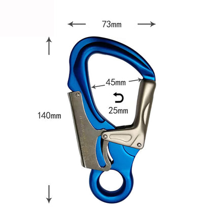 Safety Hook 35KN Aviation Aluminum 7075 Climbing Button Carabiner