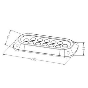 Fashion Personality LED Marine Waterproof Yacht Light