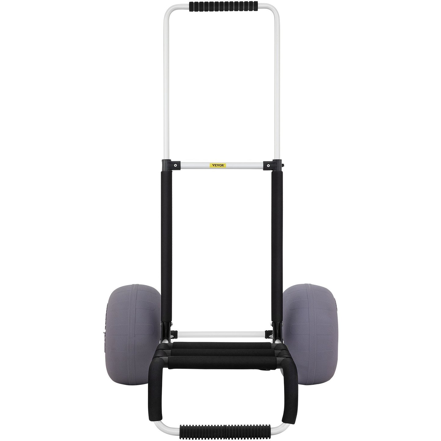 VEVOR Beach Carts For Sand,  Cargo Deck, TPU Balloon Wheels, 165LBS Loading Folding Sand Cart Adjustable Height, Aviation Aluminum Cart For Picnic, Fishing, Beach