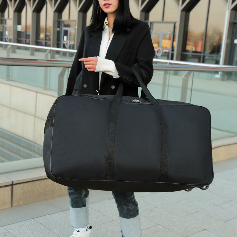 Large Capacity Aviation Checked Bag Folding Wheel Travel Bag