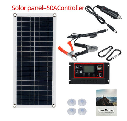 Solar Panel Kit Controller Portable Car