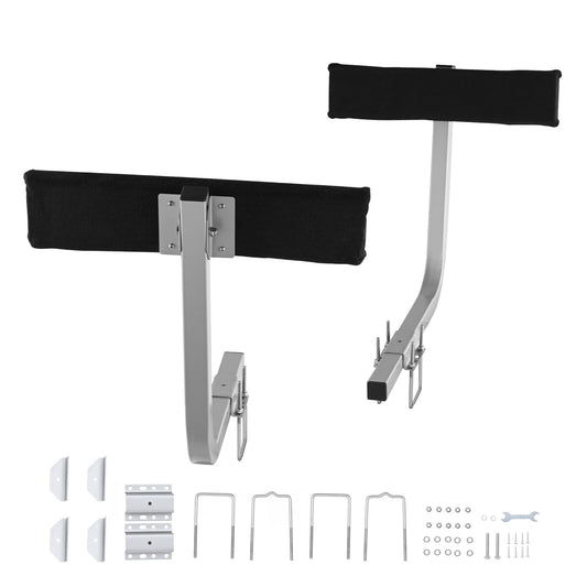 VEVOR Marine Trailer Assistant, Flexibly Adjustable Bunk Guide-Ons, Pair Of Durable Steel Support Poles, Robust Roller Guide, Suitable For Ski Boats, Fishing Boats, Or Sailboats 20